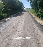 Продолжается ремонт внутрипоселковых дорог в Романовском районе