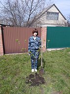 Общественники и полицейские приняли участие в акции «Сад памяти»