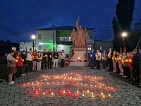 Акция «Свеча памяти» прошла в Романовском районе