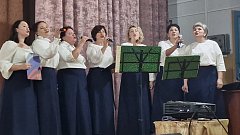 Певец родного села Иван Тимофеевич Рябинин встретился с земляками