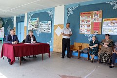 Собрания граждан прошли в поселках Красноармейский и Таволжанский