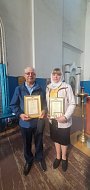 Вручены благодарственные письма за возрождение храма