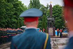 Установлен мемориал в память о выпускниках, погибших при исполнении воинского долга
