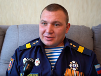 Участник СВО из Калининска после службы занимается патриотическим воспитанием