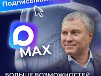 Вячеслав Володин: теперь в МАХ!