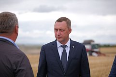 Романовский район занимает первое место по урожайности зерновых!