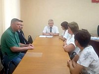 Глава Романовского района А.И. Щербаков провел личный прием