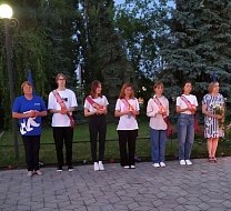 Всероссийская акция «Свеча памяти» была поддержана школьниками Романовки 22 июня