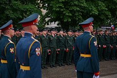 Установлен мемориал в память о выпускниках, погибших при исполнении воинского долга
