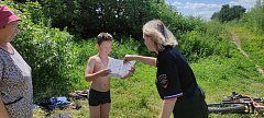 Продолжаются рейды по водоемам района
