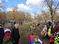 Жители села Бобылевка попрощались с бойцом СВО