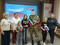 Состоялась встреча с военнослужащим СВО